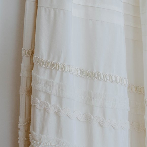 BHLDN, Bridal, Ivory, Skirt, Maxi, Ball Gown, Silk - Picture 4 of 10